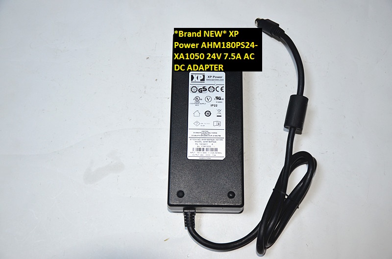 *Brand NEW* AC100-240V 4pin 24V 7.5A XP Power AHM180PS24-XA1050 AC DC ADAPTER